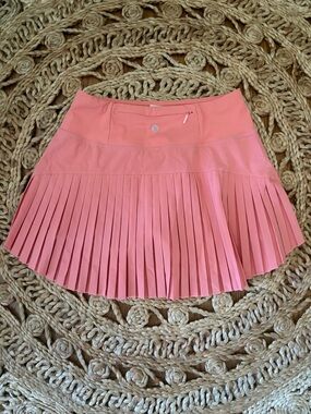 Baleaf Pleated Athletic Skirt - Coral-Peach